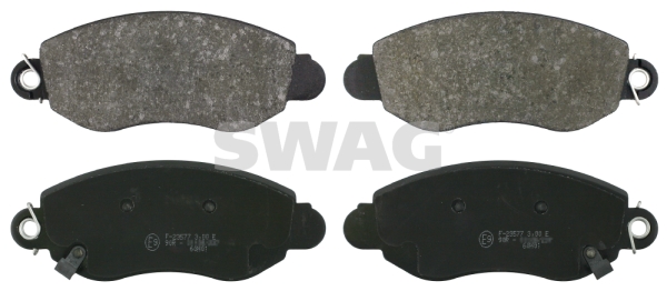 set placute frana,frana disc 50 91 6425 SWAG